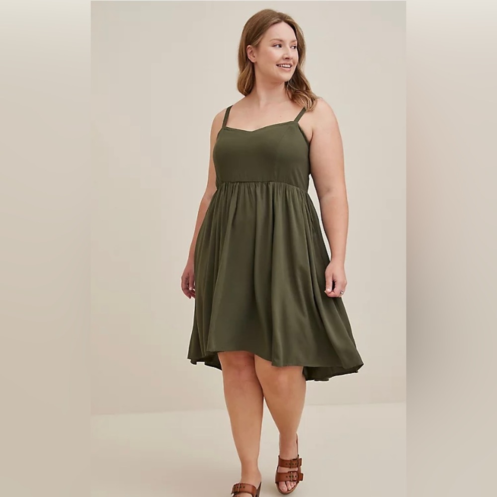Torrid Mini High-Low Skater Dress